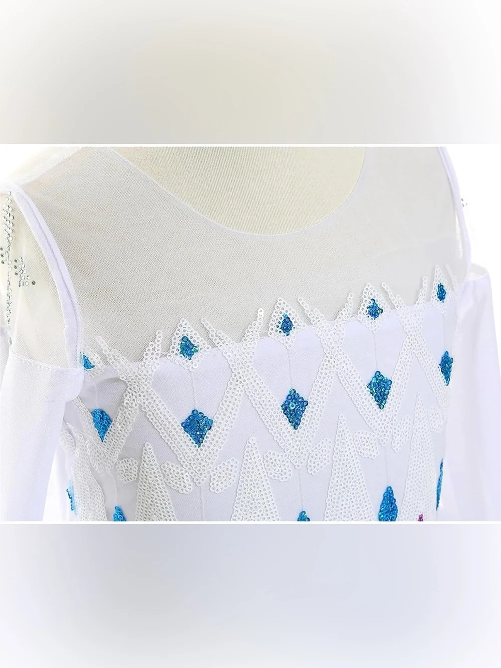 Girls Princess Costumes Snow Queen Princess Fancy Dress Up Clothes